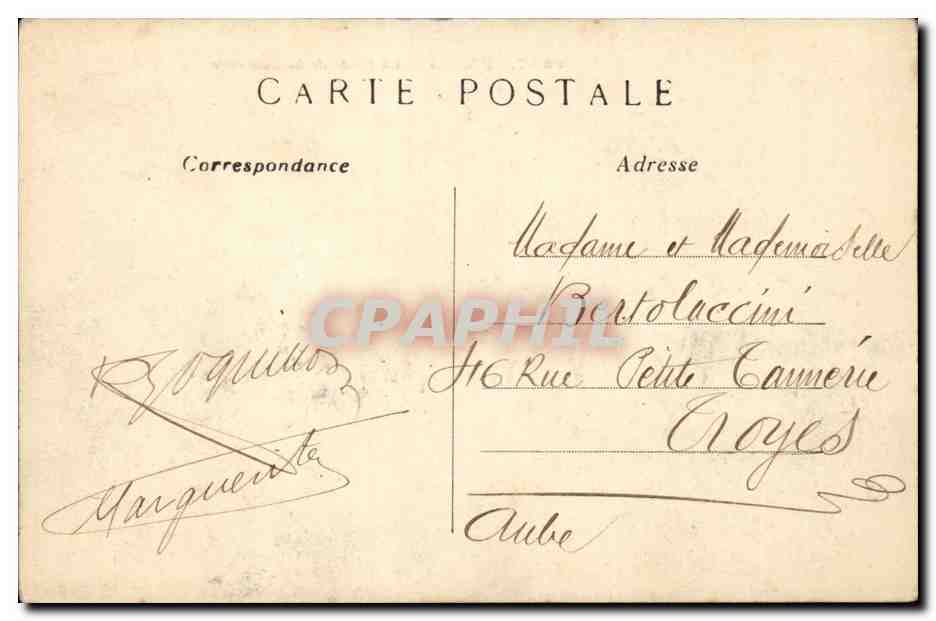 Paris - 8 -- Place de la Concorde - Avion - aeroplane - airplane - CPA  — Verso
