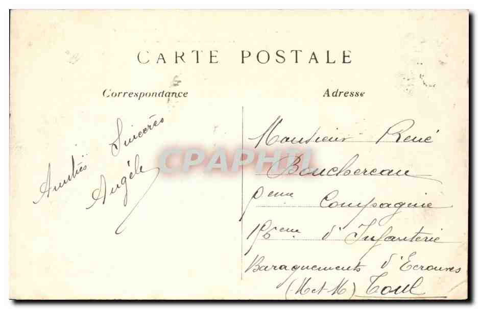 Paris — Die Boulevards Montmartre und Poissonnière — G. M. — Nummer 133 — Rückseite