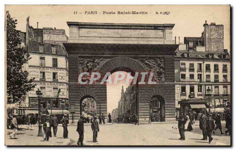 Paris - 10 - Porte Saint Martin CPA 