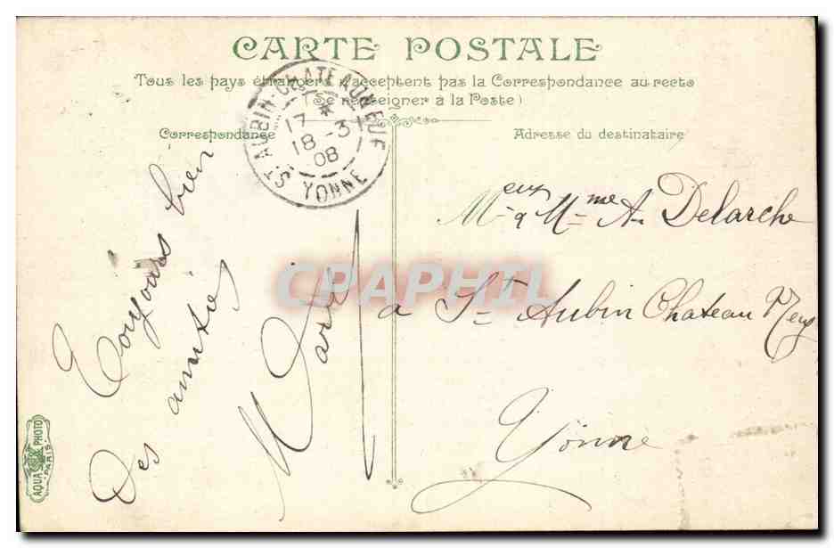 Paris 7 - Tour Eiffel - Eiffel Tower - Le Pont - Bridge Metro - CPA  — Verso