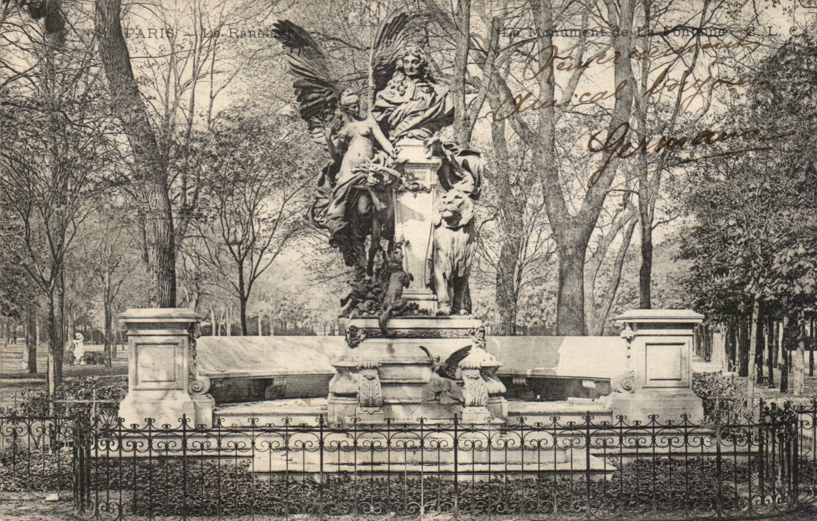 Paris 16 - Ranelagh Monument de la Fontaine CPA 