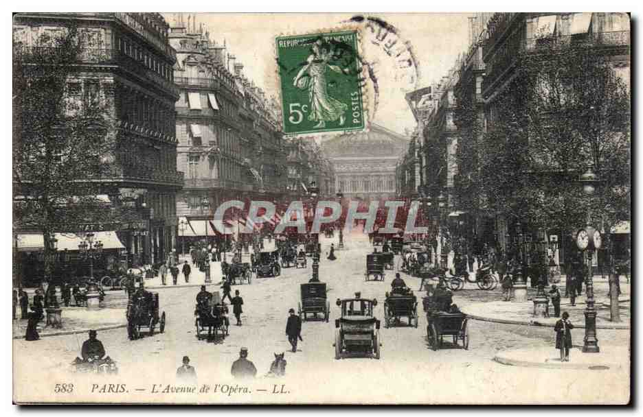 Paris 8 - L'Avenue de l'Opera CPA 