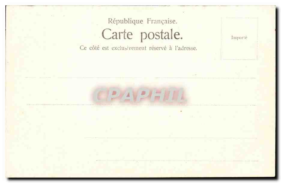 Paris 4 - Abside de Notre Dame CPA  — Rückseite