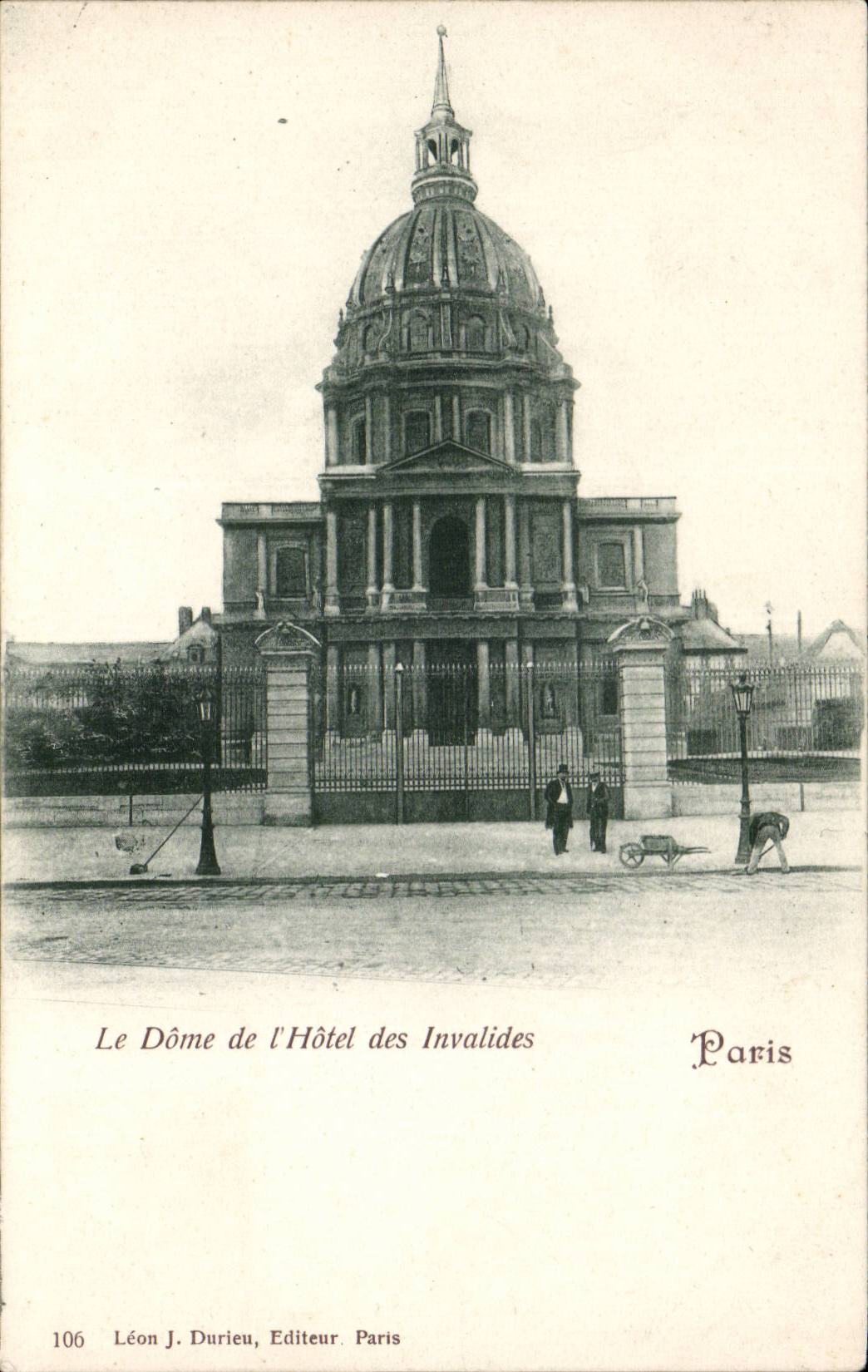 Paris 7 - Le Dome de l'Hotel des Invalides CPA 