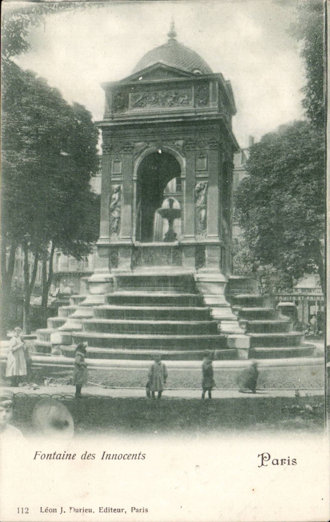 Paris 1 - Fontaine des Innocents CPA 