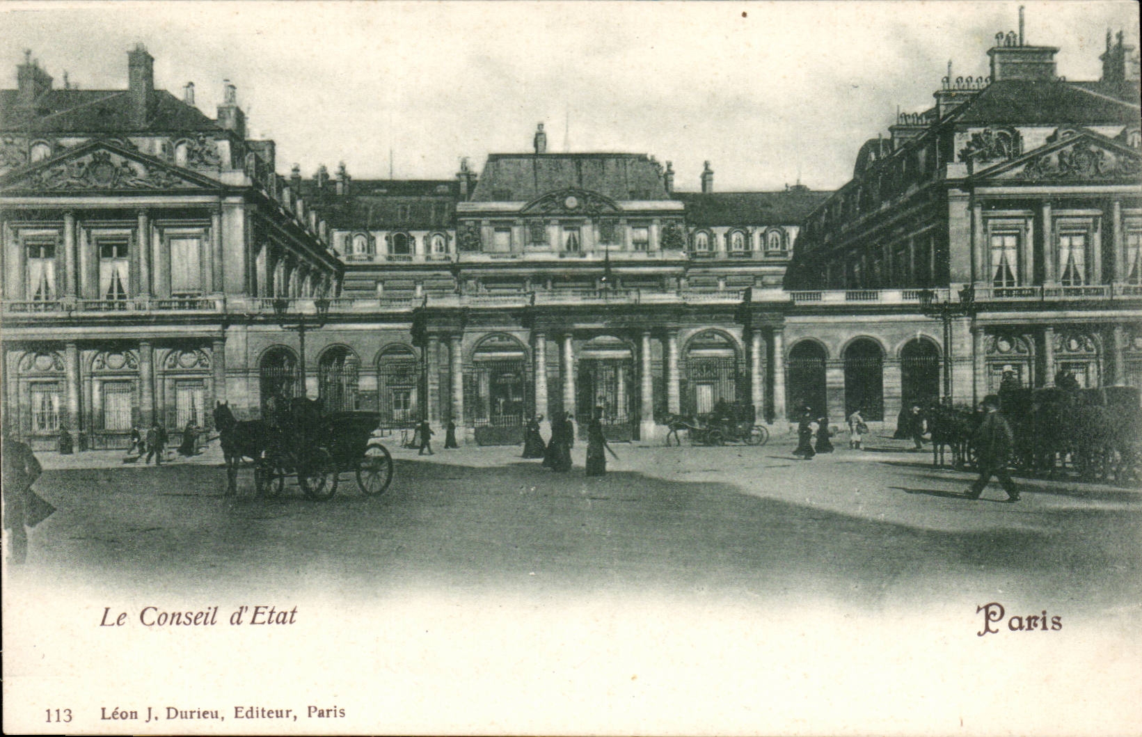 Paris 1 - Le Conseil d'etat CPA 