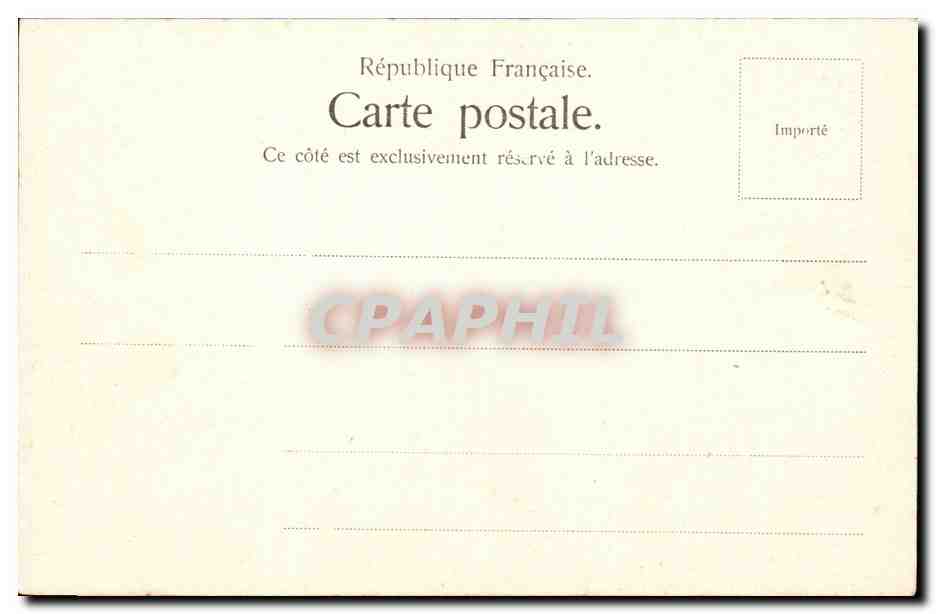 Paris 5 - La Sorbonne CPA  — Rückseite