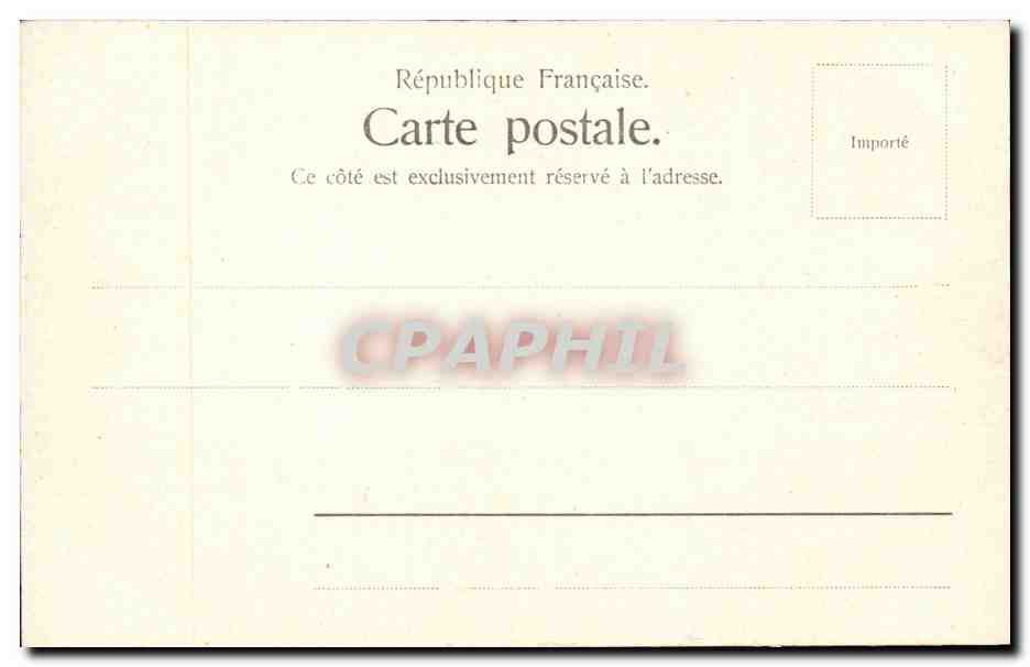 Paris 7 - Tour d'Eiffel - Eiffel Tower CPA  — Verso