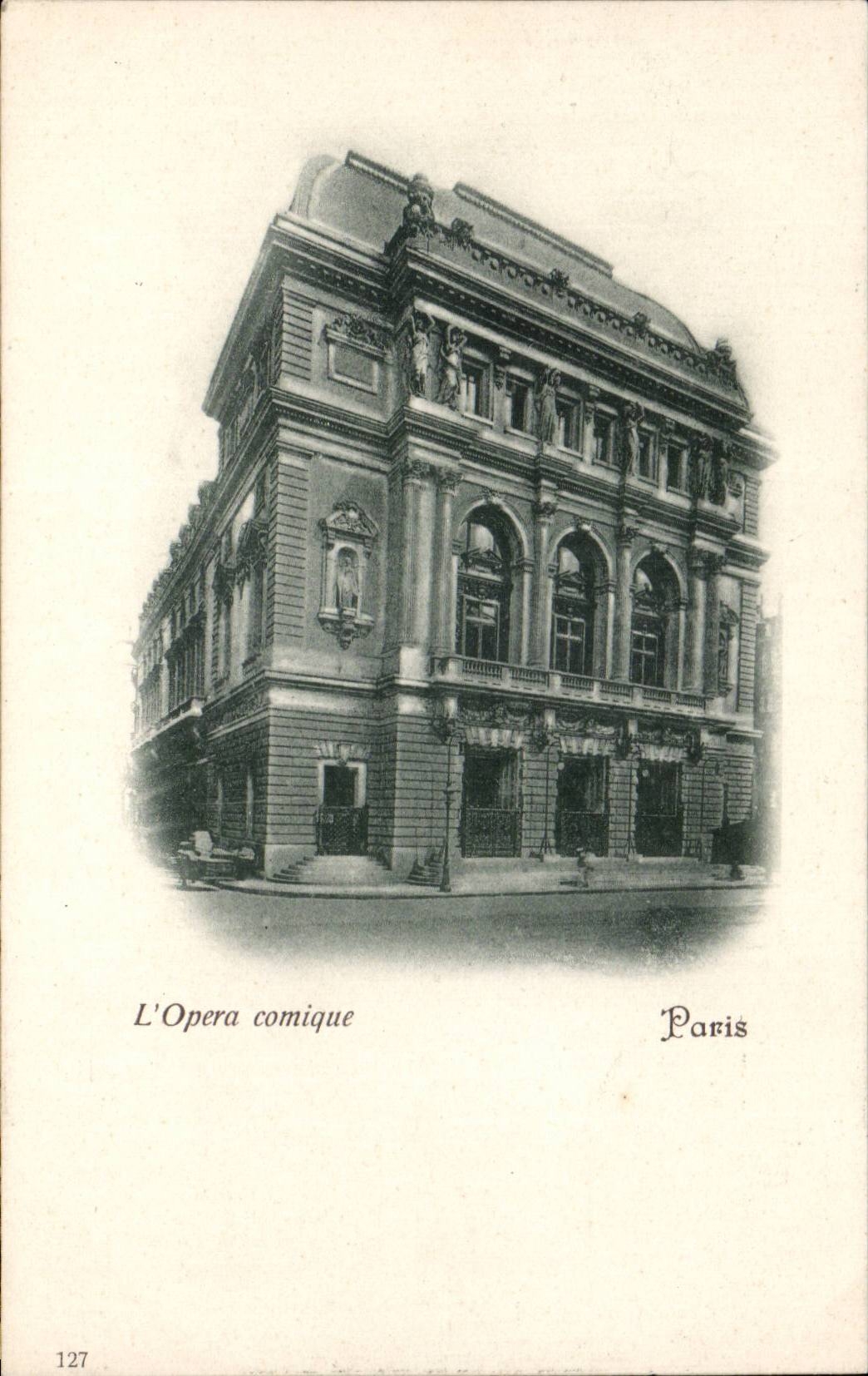 Paris 2 - L'Opera Comique CPA 