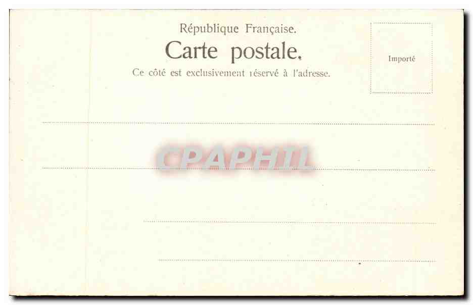 Paris 2 - L'Opera Comique CPA  — Rückseite