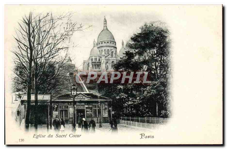 Paris 14 - Eglise Sacre Coeur CPA 