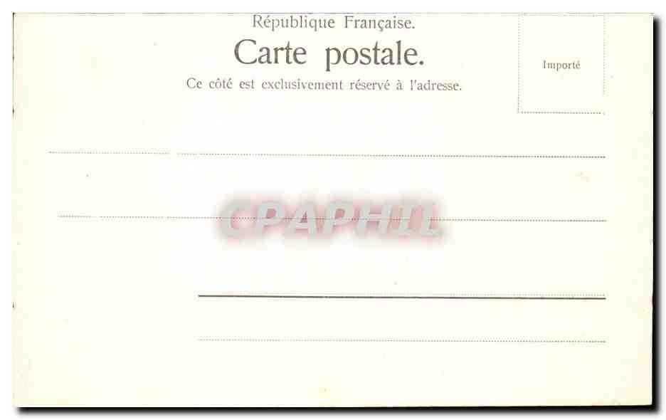 Paris 10 - Eglise St Laurent CPA  — Verso