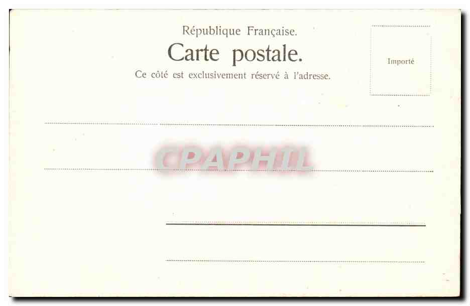 Paris 10 - Porte Saint Martin CPA  — Verso