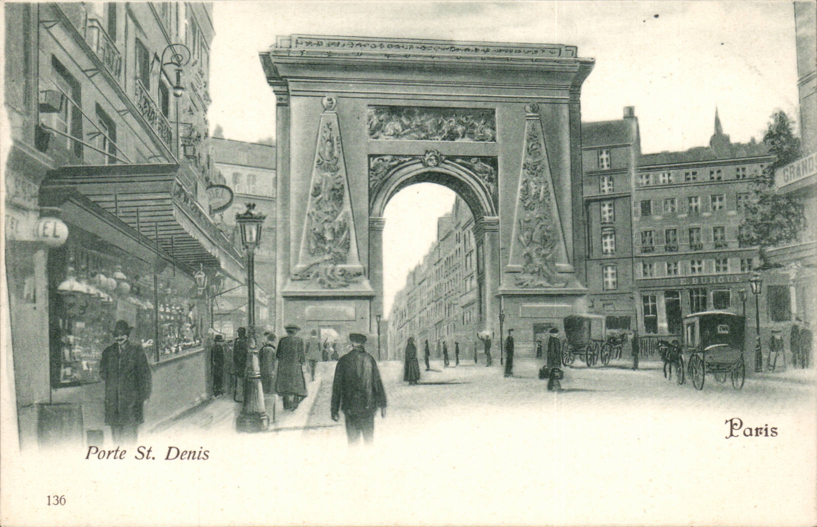 Paris 10 - Porte Saint Denis CPA 