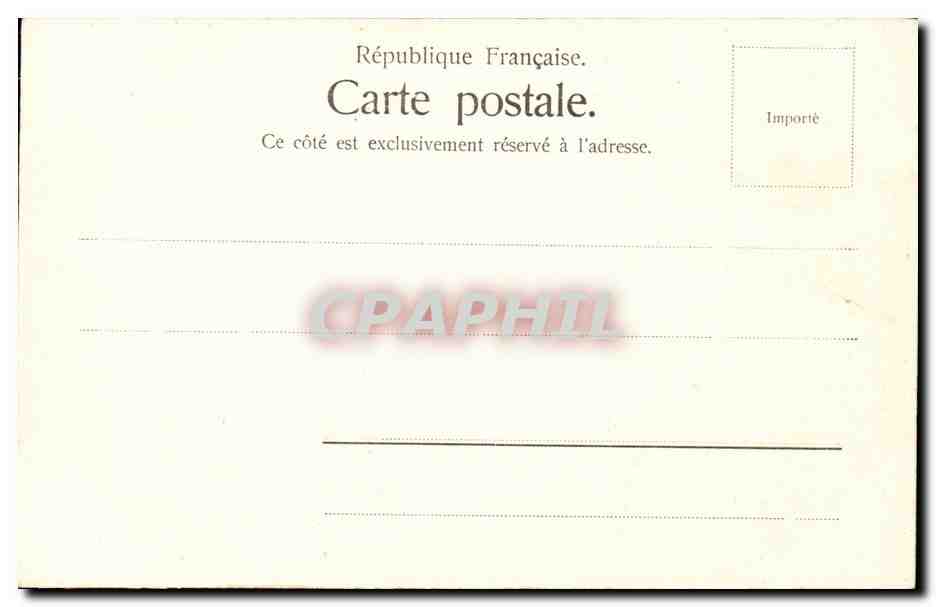 Paris 1 - L'Arc de Triomphe du Carrousel CPA  — Rückseite