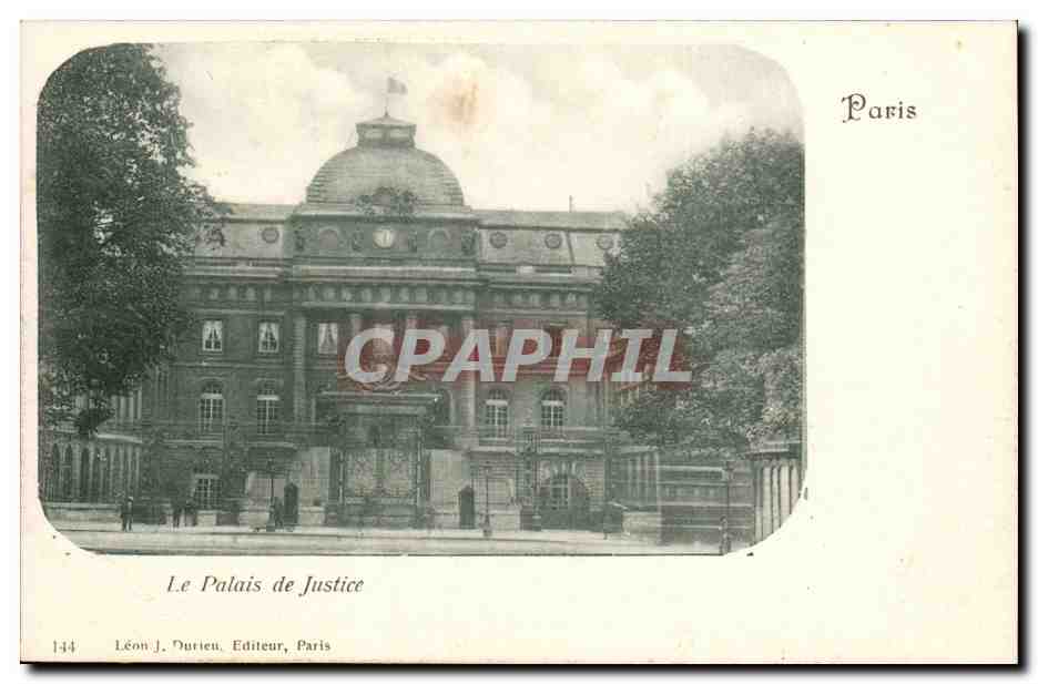 Paris 1 - Le Palais de Justice CPA 