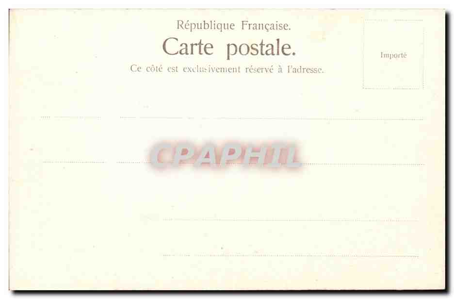 Paris 1 - Le Palais de Justice CPA  — Rückseite
