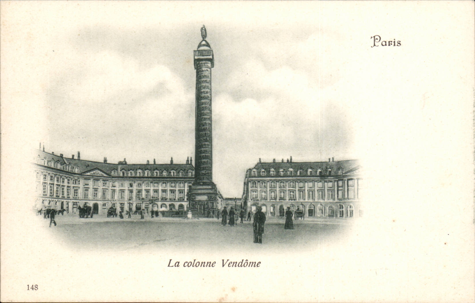 Paris 1 - Colonne de Vendome CPA 