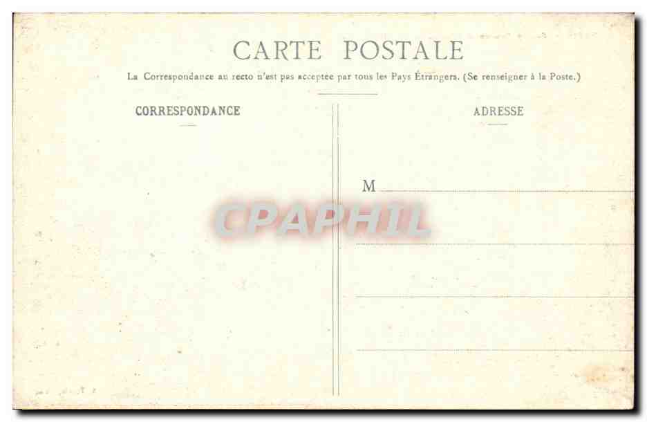 Paris 8 - Palais Bourbon - CPA  — Rückseite