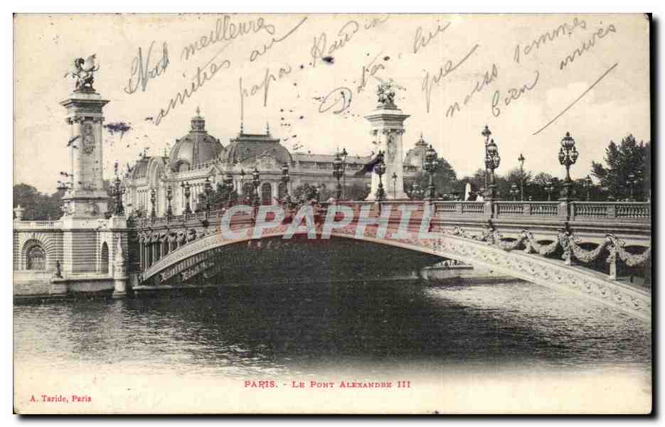 Paris 7 - Le Pont Alexandre III - CPA 