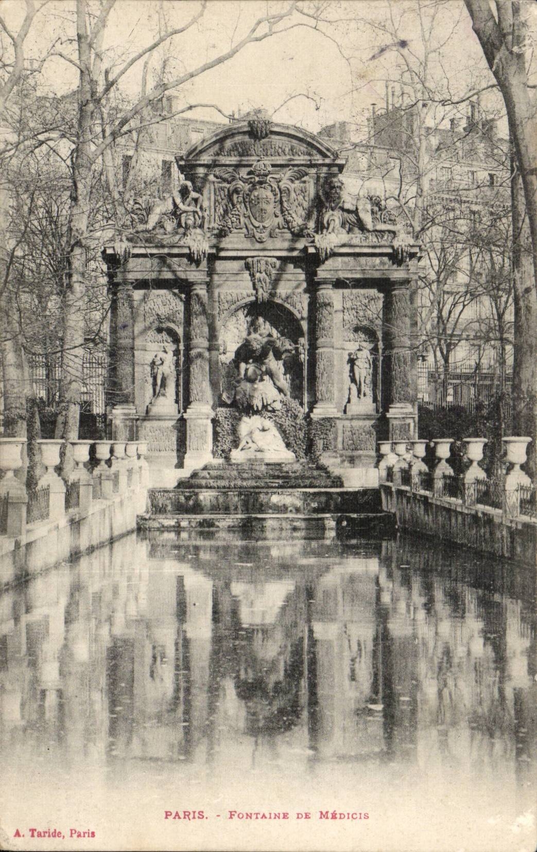 Paris 6 - Fontaine de Medicis - CPA 