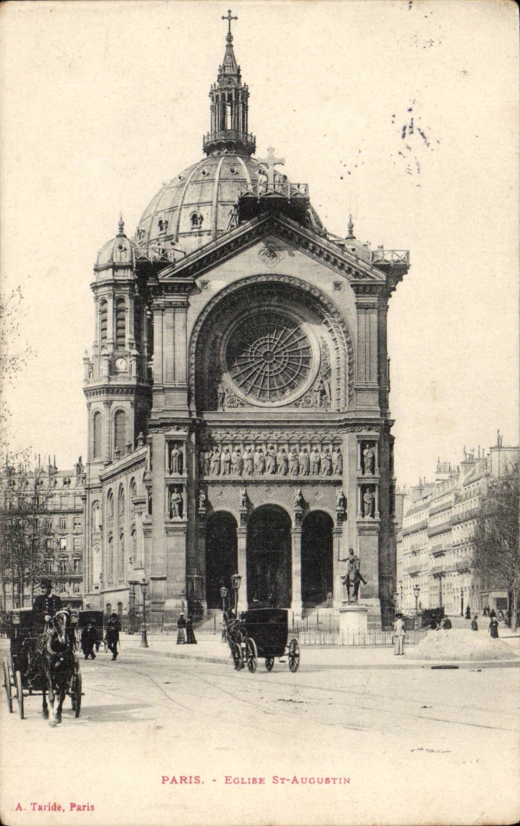Paris 8 - St Augustine - CPA 