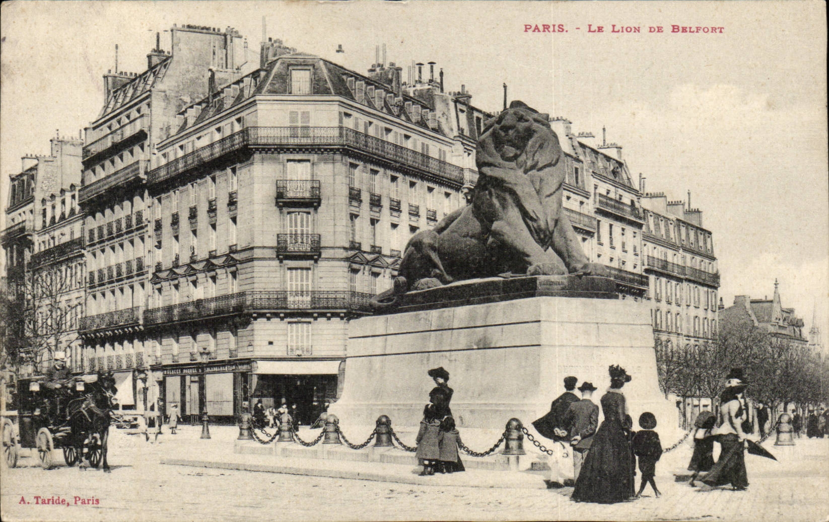 Paris 14 - Le Lion de Belfort - CPA 