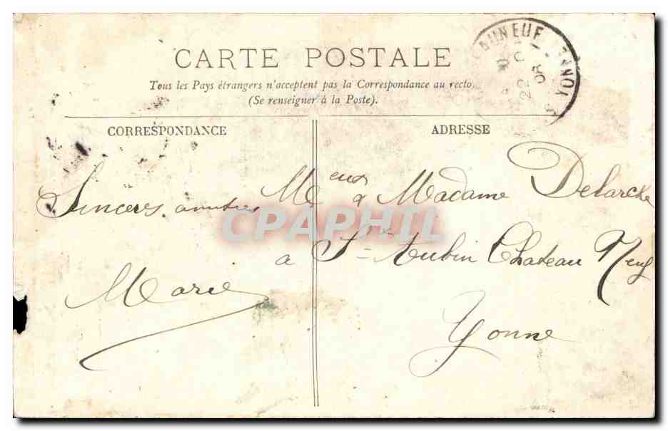 Paris — Façade de Notre-Dame — LL. n°127 — Reverso