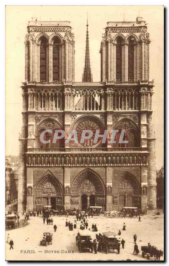 Paris - 4 - Notre Dame - CPA 