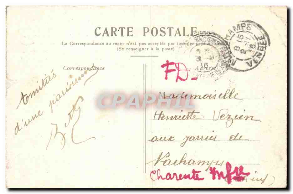 Paris - 8 - Le Petit Palais - CPA  — Rückseite