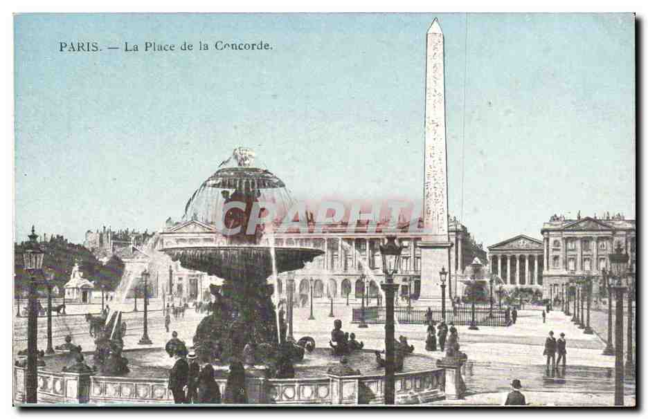 Paris - Place de la Concorde - CPA 