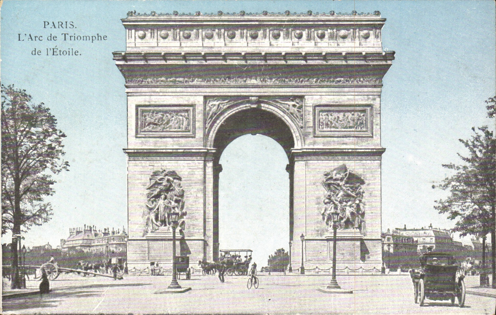 Paris - 8 - L'Arc de Triomphe et L'Etoile - CPA 