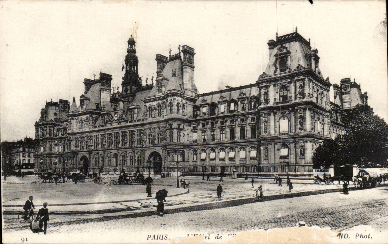 Paris - 3- Hotel de Ville - CPA 