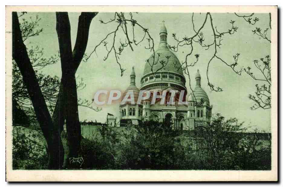 Paris - 14 - Basiique du Sacre Coeur - Montmartre - CPA 