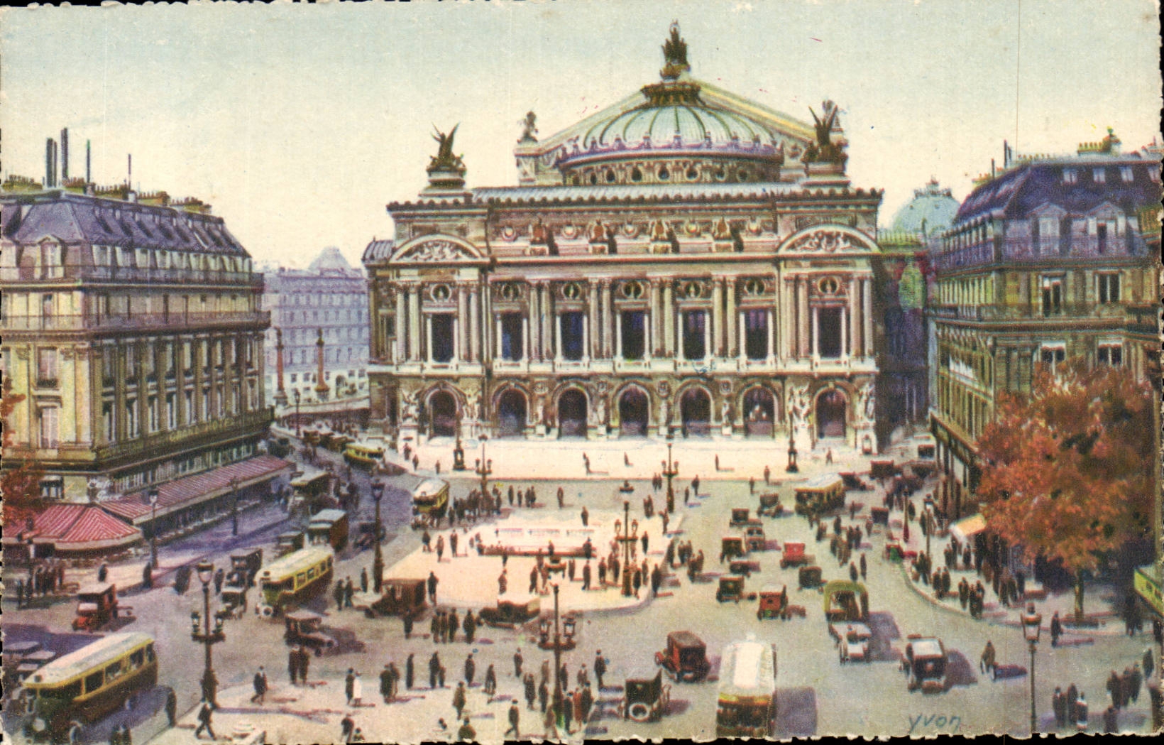 Paris - 8 - Place de l'Opera - CPA 