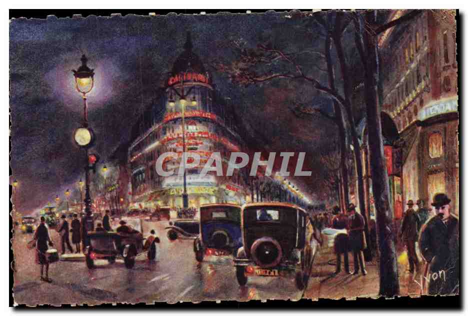 Paris - 9 - Carrefour Richelieu Drouot - CPA 