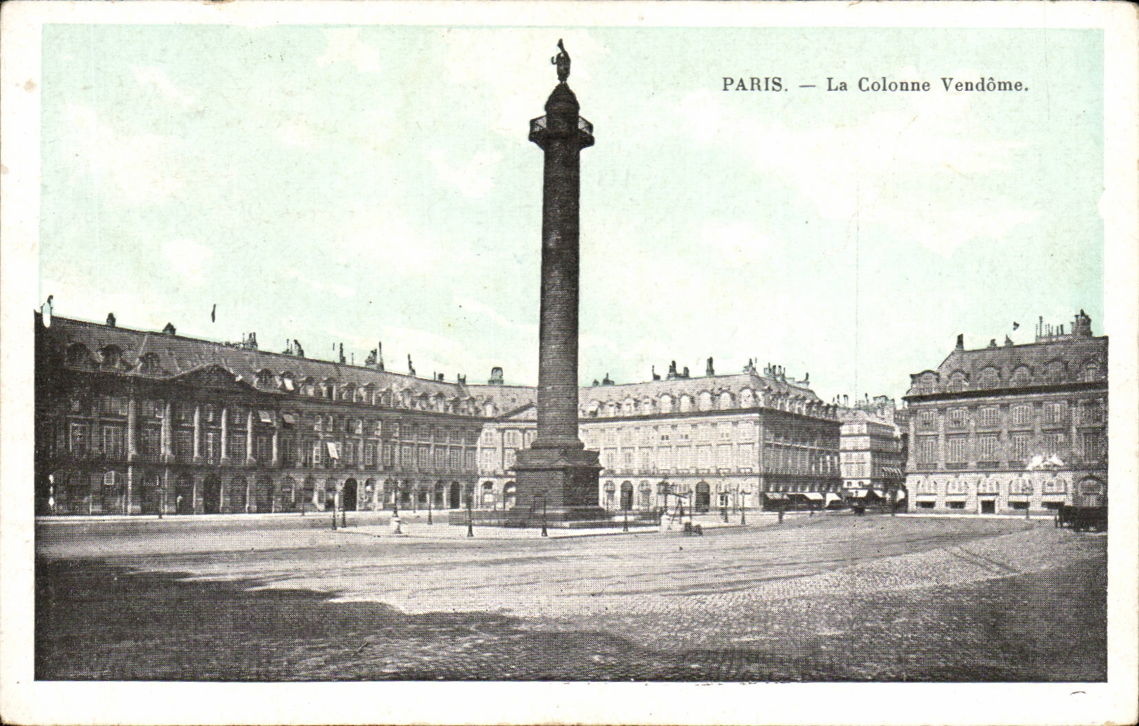 Paris CPA La colonne Vendome