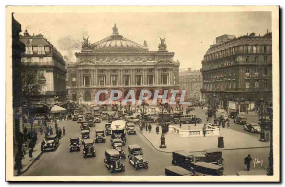 Paris CPA Place de l'opera