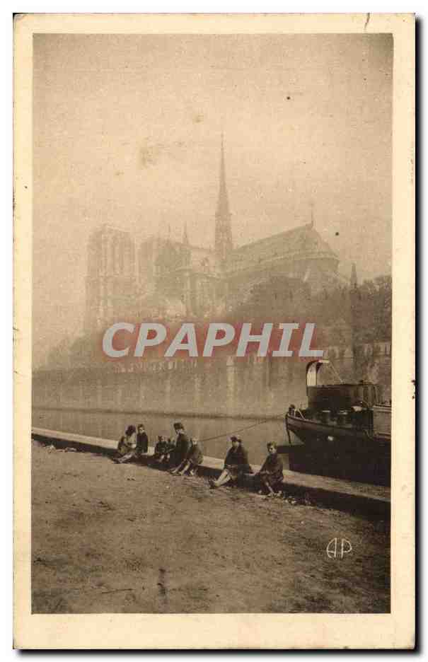 Paris CPA Notre Dame l'abside 