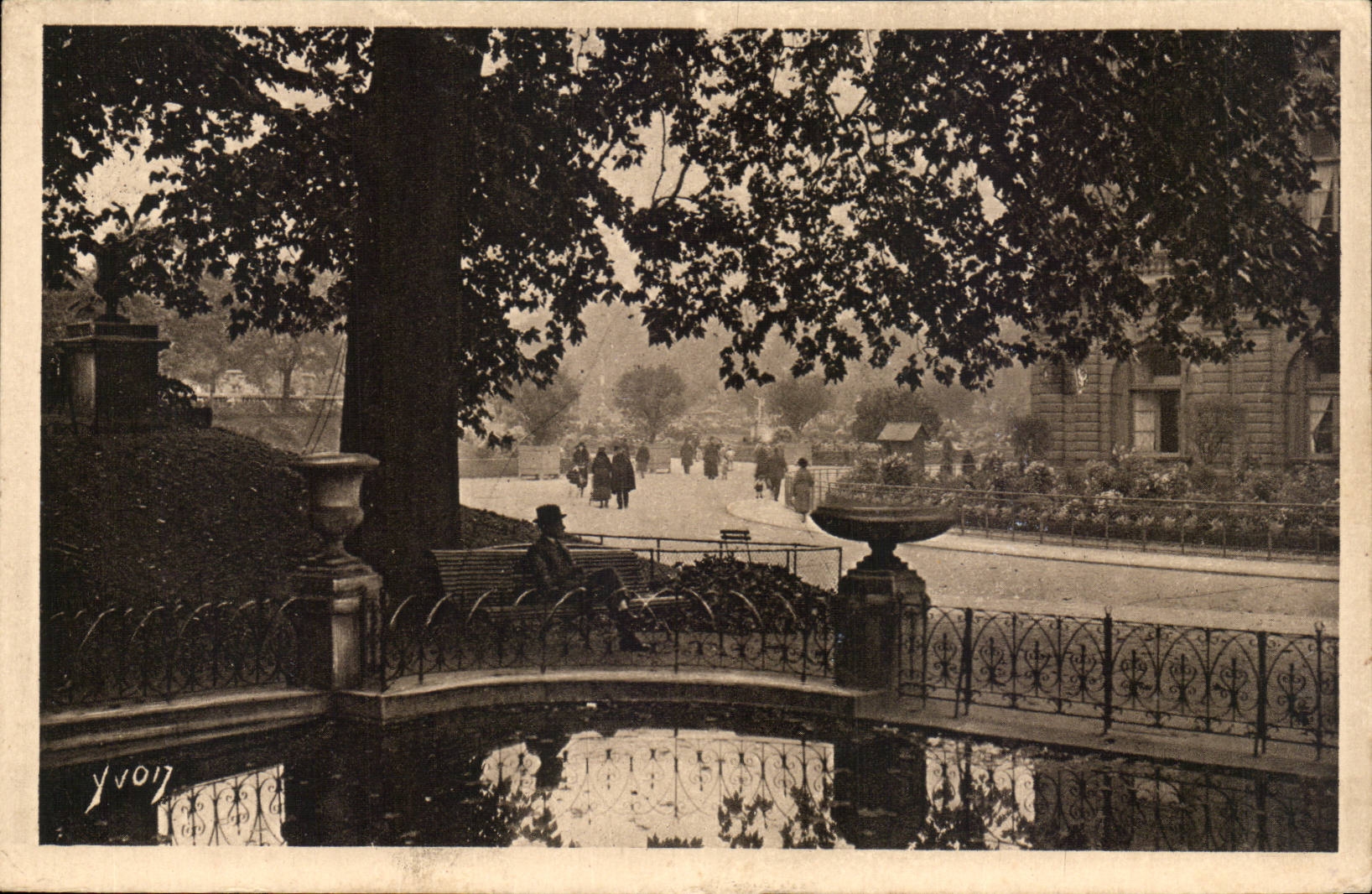 Paris CPA Jardin du Luxembourg 