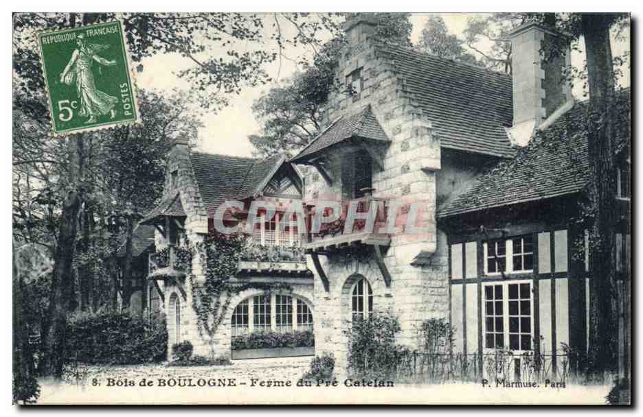 CPA Bois de Boulogne Ferme du PRe Catelan