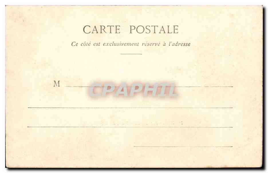 Paris CPA Avenue du Bois de Boulogne — Verso