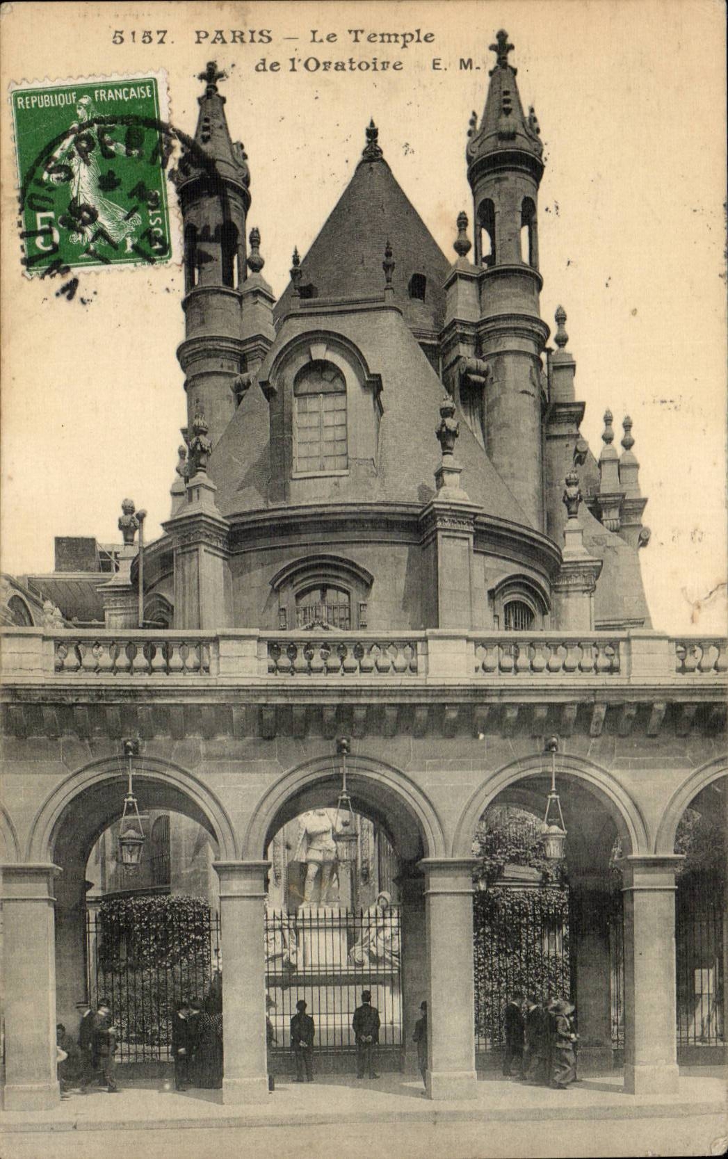 Paris CPA Le temple de l'oratoire