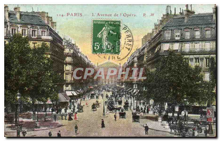 Paris CPA L'avenue de l'opera