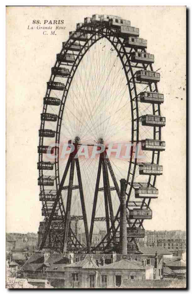Paris CPA La grande roue