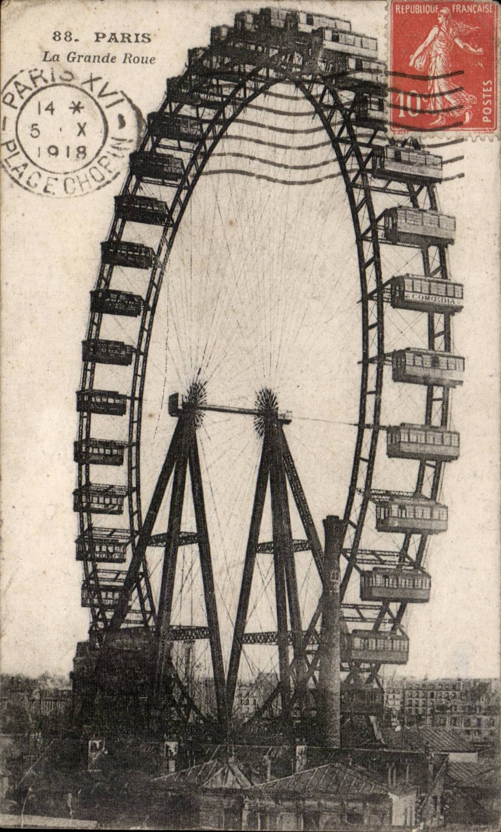 Paris CPA La grande roue