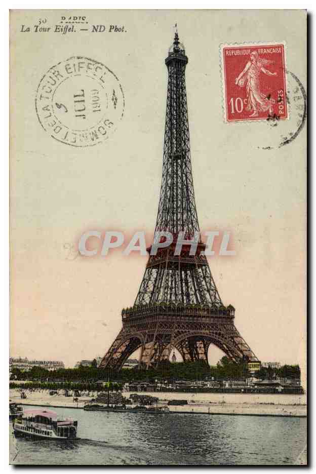 Paris CPA La tour Eiffel 