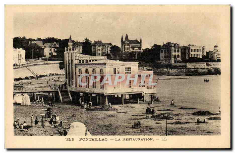 Pontaillac CPA La Restauration