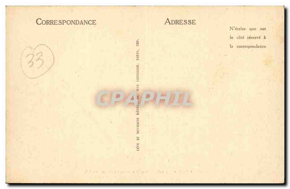 Pontaillac CPA La Restauration — Rückseite