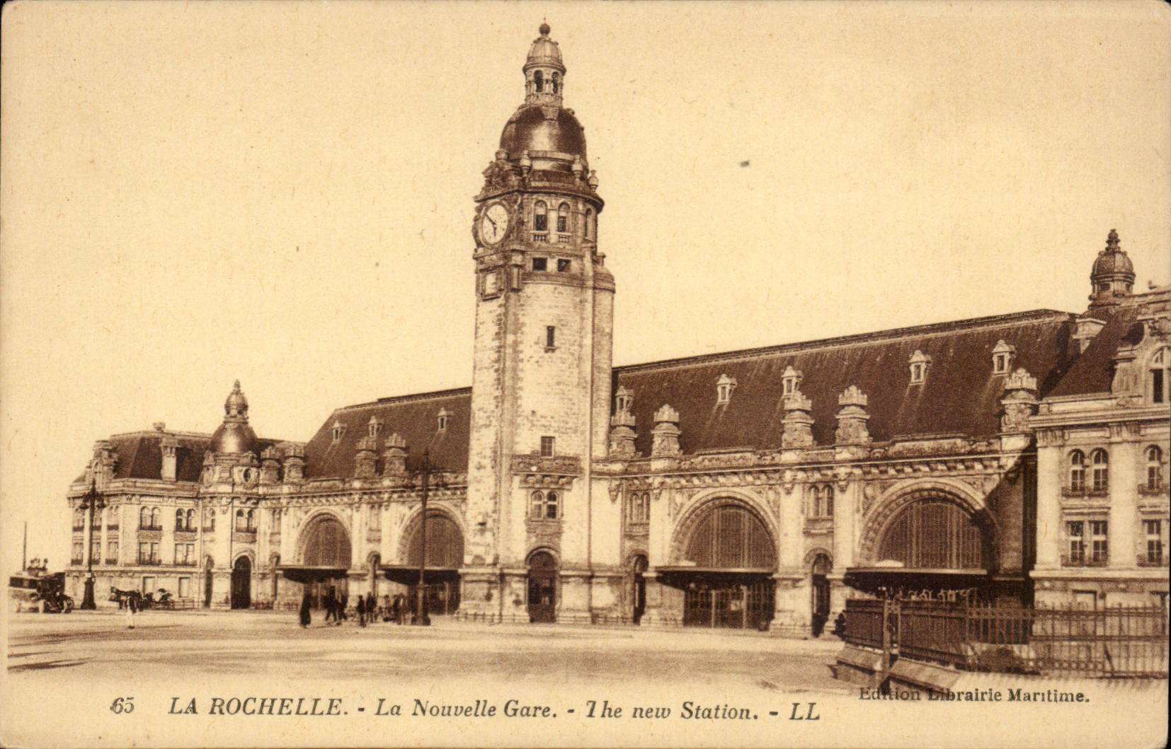 La Rochelle CPA La nouvelle gare 